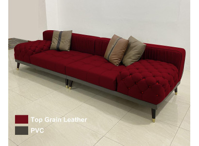 Chesterfield Lielais dīvāns Luksusa mēbeles Dīvāns Pamatne Dīvāni Dīvāns 4 vietas