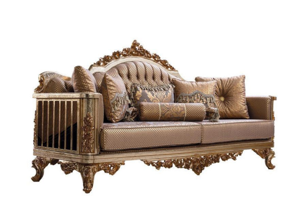 Sofas komplekts 3+1 vieta Zelta galds Dīvāngalds Dīvāngarnitūra Viesistaba Luksuss Jauns