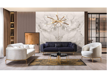 Sofas komplekts 3+3+1 sēdvietas komplekts dīvāns krēsls luksusa mēbeles audums jauns.