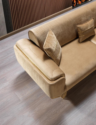 Sofas komplekts 331 Sēdvieta Dīvāns Mēbeles Dzīvojamā Istaba Iekāre Moderns Dīvāns