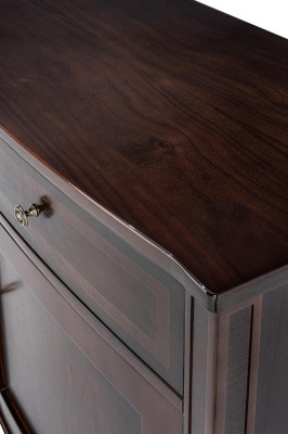Mūsdienīgs koka komoda sideboard komodes zemās dēles dzīvojamās istabas skapis galds.