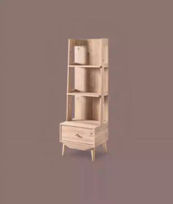 Regāla skapis Grāmatplaukts Skapji Dažādi mēbeļu Braun 54x45x161