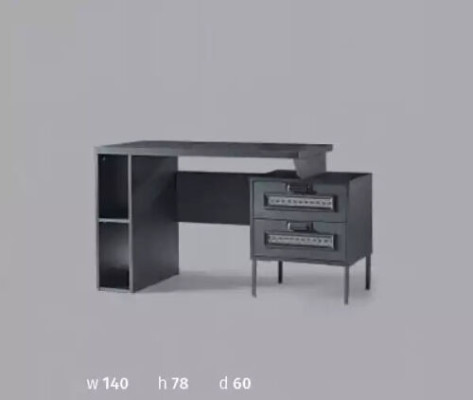 Mūsdienīgs bērnu rakstāmgalds melns galds mēbeles galds