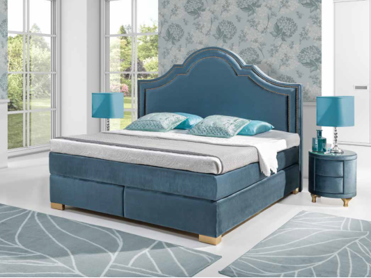 Boxspring gulta Gulta Viesnīca Luksusa gultas Polster Abi divguļamie gultas 140 160 180