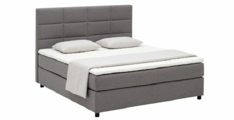 Kontinentālais "Boxspring" gultas divvietīgs ādas paplātsiņš, augsts tekstila galds.