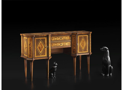 Konsolentisch Sideboard jaunās itāļu koka mēbeles Konsola Kosmētikas galda-