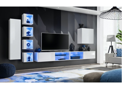 Mūsdienīgs dzīvojamais sienas skapis dizainera TV stends sienas skapis koka mēbeles jauns