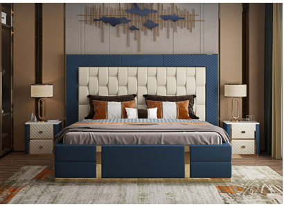 Dizaina boxspring gulta Modernsh gultas gulta Dubultgulta Viesnīca Lux 180x200 Jauns