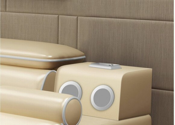 Dažu funkciju gults Moderņas viesnīcas gultas Divvietīga gulta USB skaņa 180x200