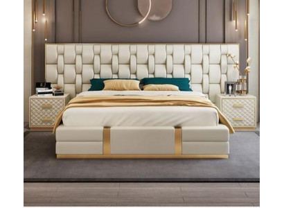 Gulta pārvalks dizains Luksusa divvietīga viesnīcas gulta bēša Luksusa viesnīca Jauna