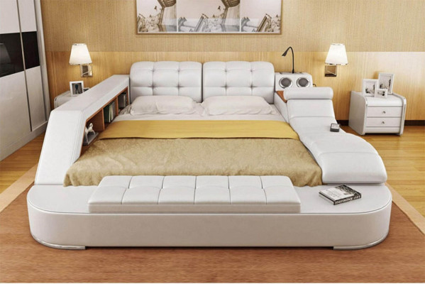 Chesterfield Dubultais luksusa dizaina gulta 180x200 Multifunkcionālā gulta Jauna