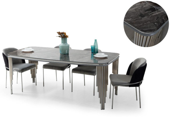 Pelnīgie ēdamistabas galds greyz Esszimmer Tisch Luxus Essgruppe Esstisch Stühle Sideboard 6tlg