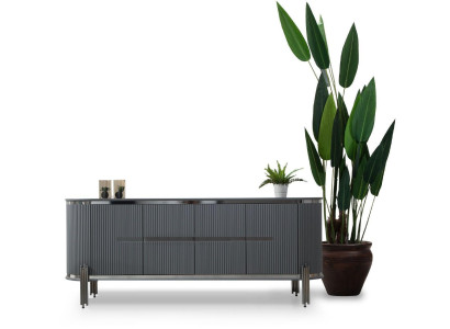 Pele Sideboard Luksusa komoda Anrīte skapis ēdamistabas mēbeles Koka mēbeles