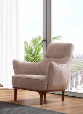 Beidzamais mīkstajsofa par trijvietīgu krēslu Luxus krēsls Beige Moderns mēbeles