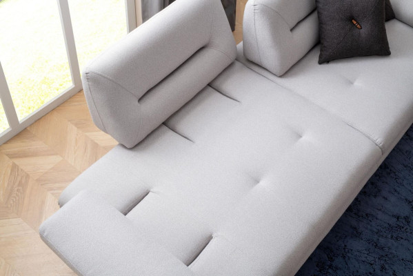 Luksusa dīvāns 3 vietām Mēbeles Dzīvojamā istaba Dizainera 238 cm Dīvāns Dīvāni