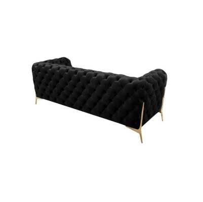 Dizainas Chesterfield Sofa 2-vietu dīvāns Samts apdare tekstila dīvāni Divvietīgie Jauni