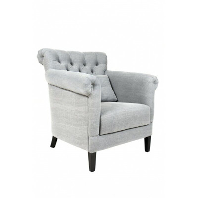 Krēsla Kluba Mājā Dizaina Krēsls Polster Sofa 1 Sēdvietu Atpūtas Televizors Pelēkā krāsā