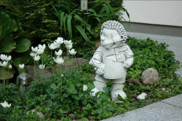 Dārza dekors ezis terase akmens figūras figūra dekoratīva statuja skulptūra.