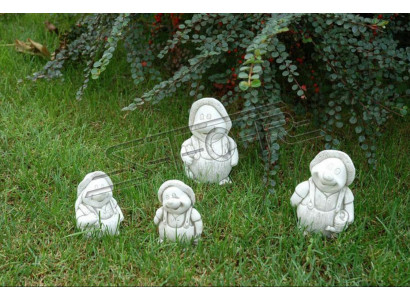 Dārza dekors ķēnišķis terase akmeņi figūra figūra karikatūra dekoratīvā statuja