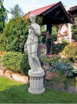 Soklis 59 cm skulptūras dizainam figūras statujai dārzā figūras statujām
