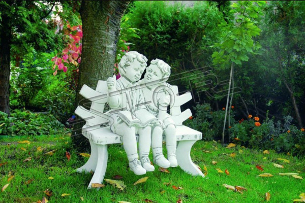 Statueta bērni solā Statuetes figūra skulptūra skulptūras