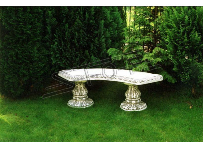 Akmeņu krēsls, apaļas soli, dārza terases mēbeles 135 cm statuja