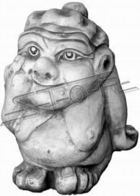 Trolis 36 cm skulptūra Dizaina figura Statuja Dārzam Figūras Statujas