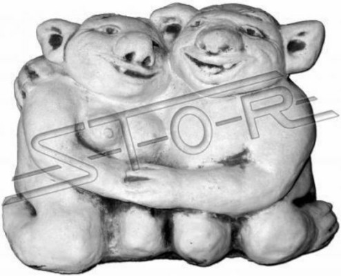 Troļi 20 cm Skulptūra dizaina figūra Statuja Darza figūras Dekoratīvās statujas