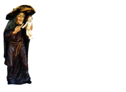 Dizaina Baba Jaga HEXE figūras statuja skulptūra figūras skulptūras dekors dekorācija