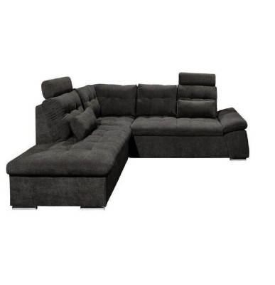 Stūra dīvāns L-formā Sofa Couch dizains polster Moderns tekstils Guļamfunkcija Audums