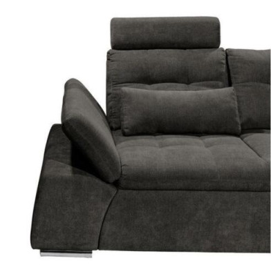 Stūra dīvāns L-formā Sofa Couch dizains polster Moderns tekstils Guļamfunkcija Audums