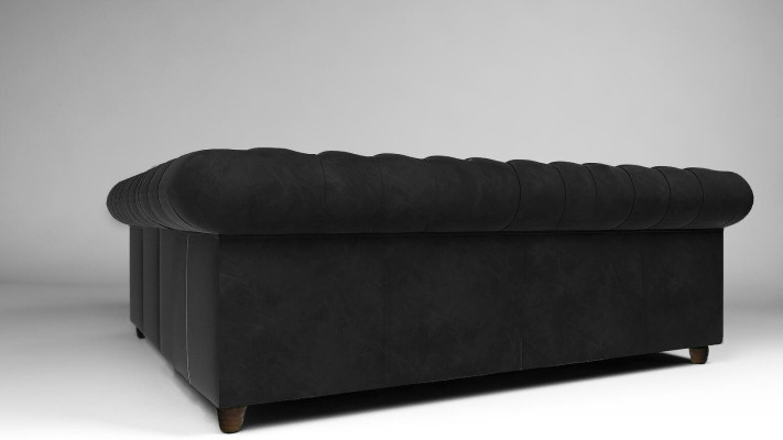 Chesterfield stūra dīvāns L-formas auduma dizaina dīvāns ar šķiedru sēdekli tekstuīls