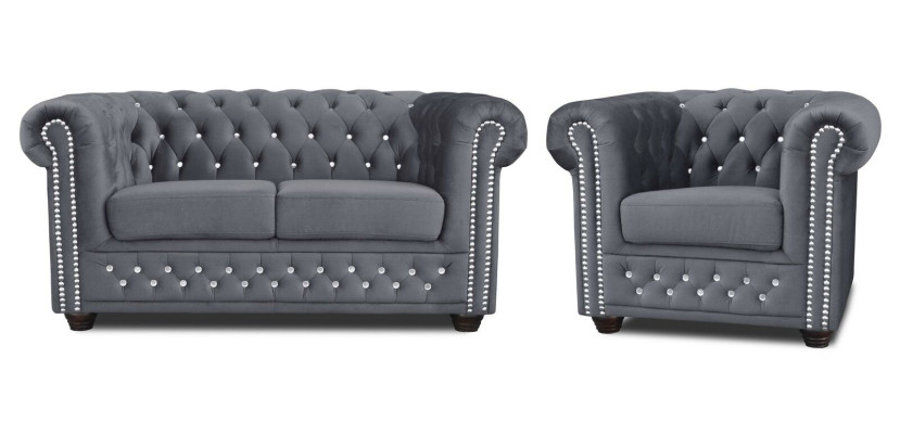Chesterfield divvietīgā galds 2+1 sitzera dizaina dīvāns polsteris dīvāns garnitūra jauna.