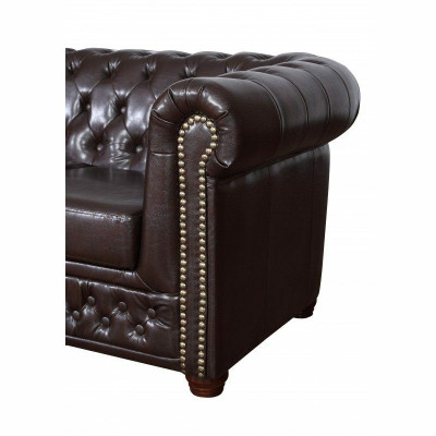 Chesterfield dīvāngarnitūra Dīvāns 3+1+1 Dīvāns Polster Set Sofas Couchen Yorki Neu