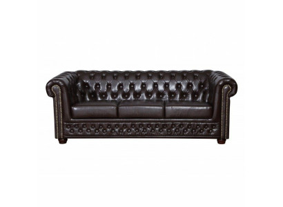 Chesterfield dīvāngarnitūra Dīvāns 3+1+1 Dīvāns Polster Set Sofas Couchen Yorki Neu