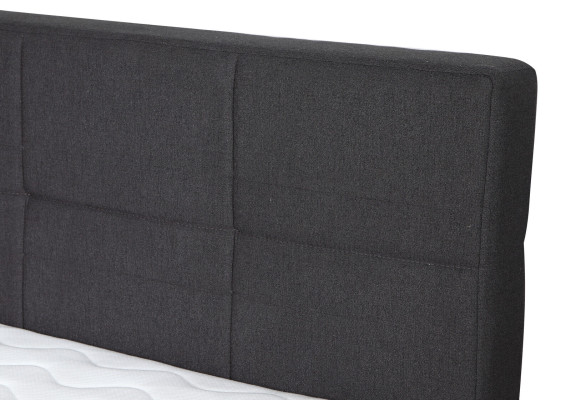 Boxspring gulta viesnīcas gultas 90x200cm komplekts ar gultas kasti, iekļaujot toperu.