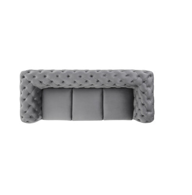 Dizainera dīvāns 3-vietīgais Chesterfield galds ar mīksti dīvāni dīvāniniekiem 3-vietīgais sēdekļi