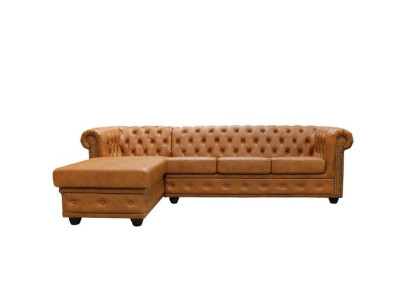 Chesterfield ādas dīvāns dīvāns stūrgalvam ādas dīvāns kubikmetriem Polster stūra dīvāni