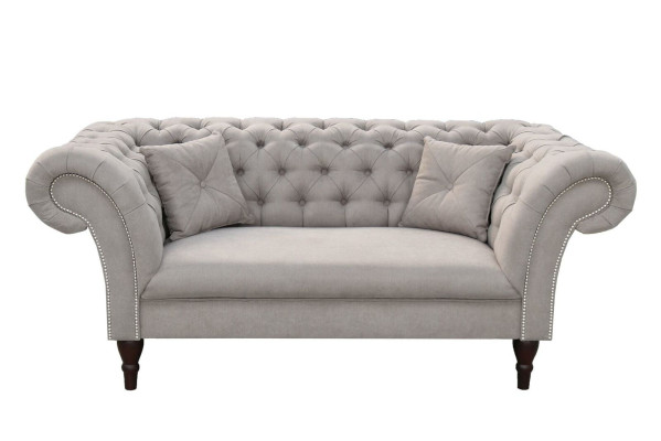 Neu 2 sēdvietu Chesterfield polsterēta dīvāns auduma dīvāns dīvāns sēdekļa komplekts