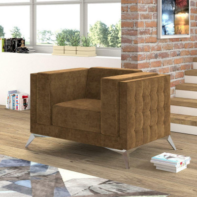 Chesterfield krēsli televizoriem Dīvāns 1 vietas Sofa Auduma dīvāni Polster tekstils
