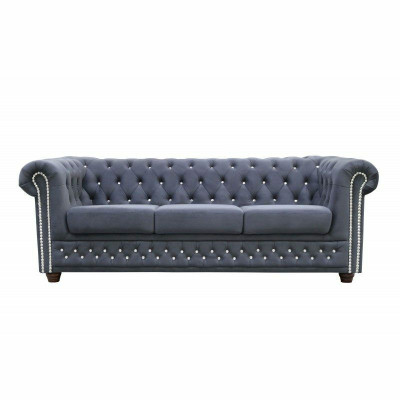 Chesterfield York Blink 3 Sitzer Dīvāns Polster Sofas Couchen Neu Sofa Designer