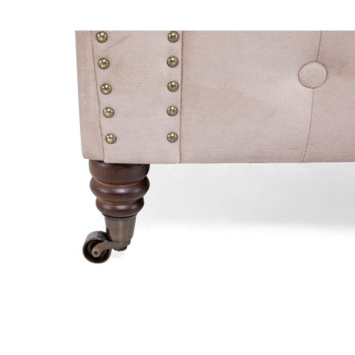 Luksusa divvietīgais dīvāns Polster sofa Tekstila audums Dīvāni Chesterfield komplekts Jaunumi