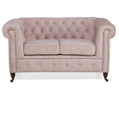 Luksusa divvietīgais dīvāns Polster sofa Tekstila audums Dīvāni Chesterfield komplekts Jaunumi