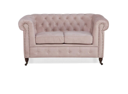 Luksusa divvietīgais dīvāns Polster sofa Tekstila audums Dīvāni Chesterfield komplekts Jaunumi