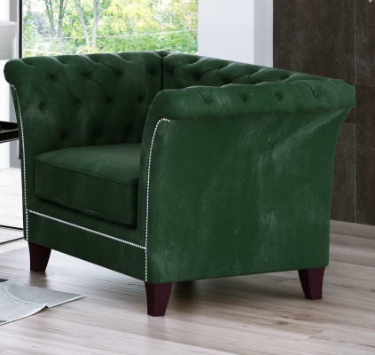 Chesterfield krēsls dīvāna augļa 1-vietīgs samts dizaina dīvānos dekoratīvi dīvāni