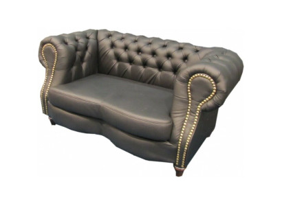 Chesterfield Lincoln 2 vietu dīvāns Arhitektoniskā Sofa Club Leather Sofa Design Sofa Club Leather
