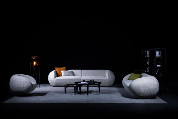 Sofas ēdamkaršu trīskrēslio Moderns dzīvojamais istabas mēbeles Polster Sofagarnitur