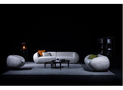 Sofas ēdamkaršu trīskrēslio Moderns dzīvojamais istabas mēbeles Polster Sofagarnitur