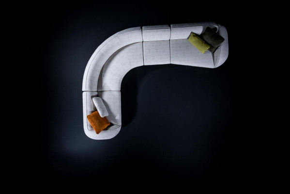 Stūra dīvāngarnitūra Moderns dizainera L-formas dīvāns dīvāns Dzīvojamā istabas mēbeles