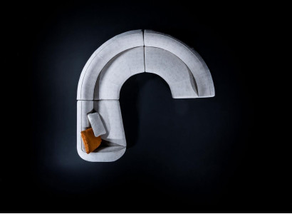 Aplēsts stūra dīvāns U formas dīvāns Polster stūra dīvāns komplekts Modulārā sēdvietu grupa